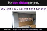 Second hand designer kitchens