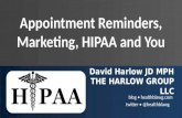 Appointment Reminders, Patient Marketing, HIPAA and You
