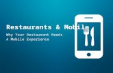 Why Mobile apps is a must for Restaurant owners!