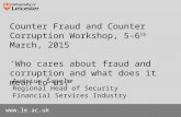 Challenges of fraud management in public and private sectors
