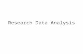 Research data analysis