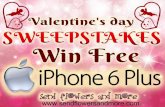 Win Free I Phone 6 Plus With Valentine Day Contest