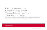 Empowering Learning and Teaching with Technology