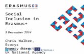 Erasmus+ Social Inclusion in Erasmus+ Conference 5 December 2014