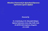 Metadata Framework for Agricultural Resources Information System (AgRIS)