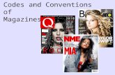Codes and conventions of magazines