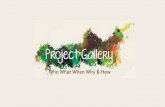 Project Gallery – Who What When Why & How