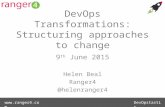 DevOps Transformations: Structuring Approaches to Change