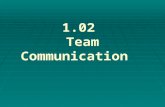 1.02 team communication