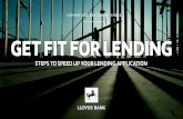 Get fit for lending