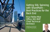 Get your SharePoint spinning with SQL Server