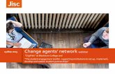 Jisc Change Agents' Network Webinar 13 May 2015
