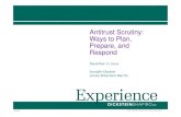 Antitrust Scrutiny: Ways to Plan, Prepare, and Respond