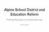 Alpine school district and education reform