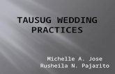 Tausug wedding practices