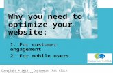 Why you need to optimize your website for mobile & more