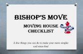 Bishop's Move Moving House Checklist