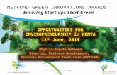 NETFUND - Opportunities for enviropreneurs in kenya