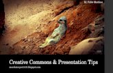 Creative Commons & Presentation tips