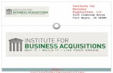Mergers and acquisitions process  | Institute for business acquisitions