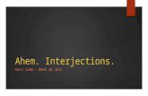 Interjection lesson