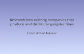 Research into existing companies that produce and distribute edited version