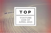 Top Youtube Ads for April 2015