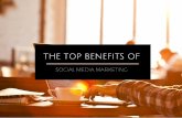 The Top Benefits of Social Media Marketing