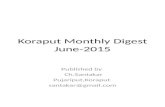 Koraput monthly digest june 2015