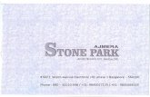 Ajmera stone park call 9845017139