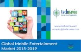 Global Mobile Entertainment Market 2015-2019