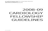 200809 CARDIOLOGY FELLOWSHIP GUIDELINES