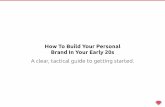 How To Build Your Personal Brand In Your Early 20s