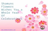 New Years Greetings From Shamuns Flowers