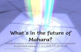 What's in the future of Mahara?