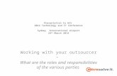 Managing Your Outsourcer