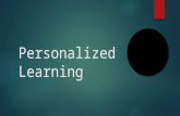 Personalized learning