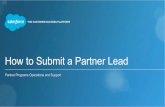 How to Submit a Partner Lead