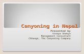 Canyoning in nepal