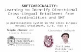 SOFTCARDINALITY: Learning to Identify Directional Cross-Lingual Entailment from Cardinalities and SMT