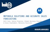 Anaplan Hub 2015: Motorola Solutions and accurate sales forecasting