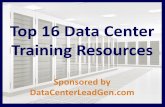 Top 16 Data Center Training Resources (SlideShare)