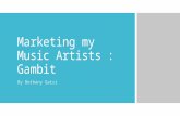 Marketing your music artist