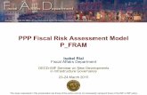 PPP Fiscal Risk Assessment Model, P_FRAM - Isabel Rial, IMF