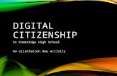 Chs digital citizenship orientation 2015