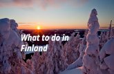 To do list in finland