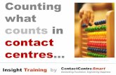 Counting what Counts in Contact Centres - A Course Introduction