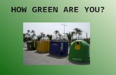 How green are you questionnaire