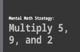 X5, 9 2 multiplication current