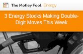 3 Energy Stocks Making Double-Digit Moves This Week